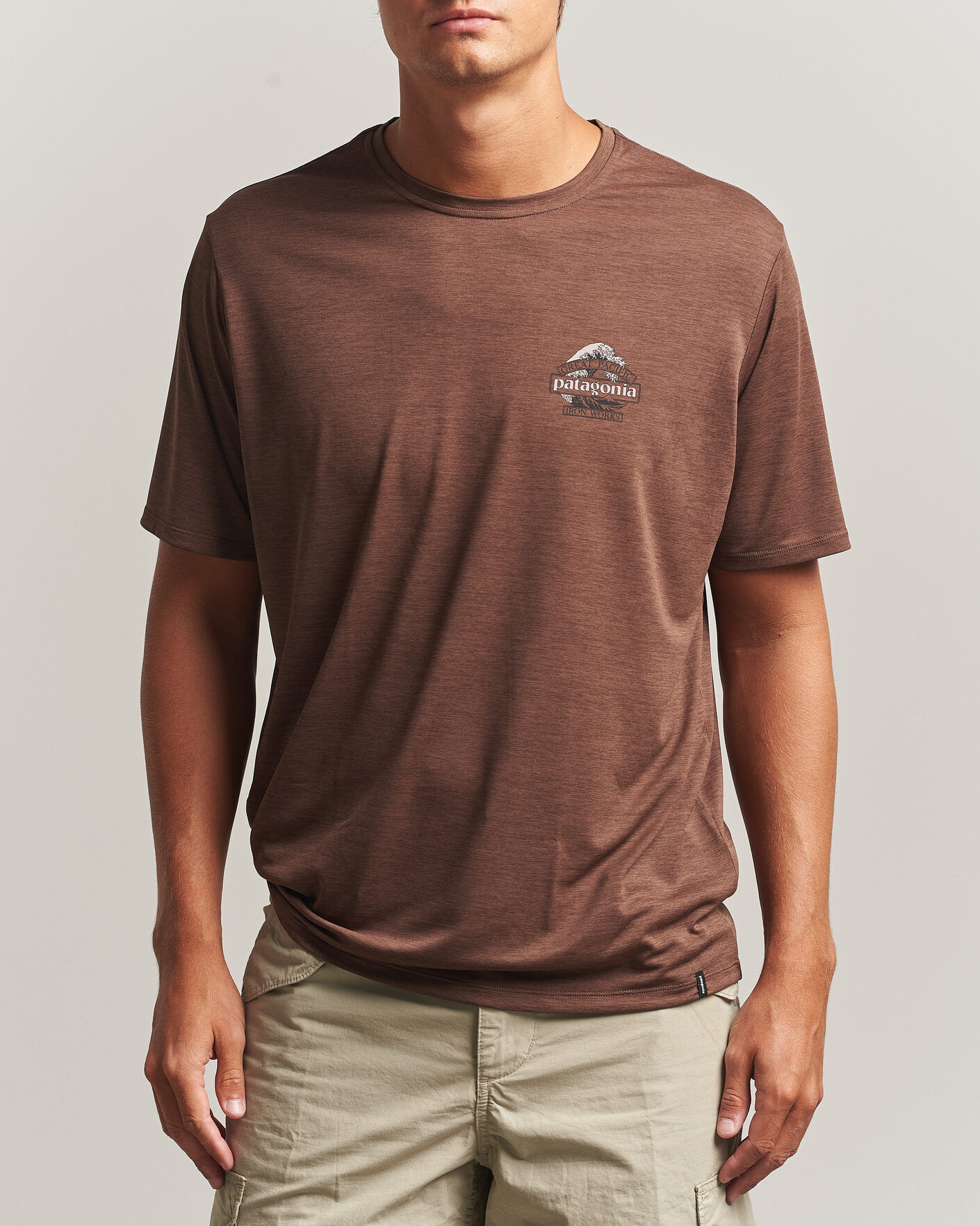Patagonia Cap Cool Daily Shirt Berm Brown men M Brun