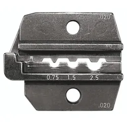 Rennsteig Crimpeinsatz für unisolierte Verbinder 0,25 - 2,5 mm2 - 624 020 3 0