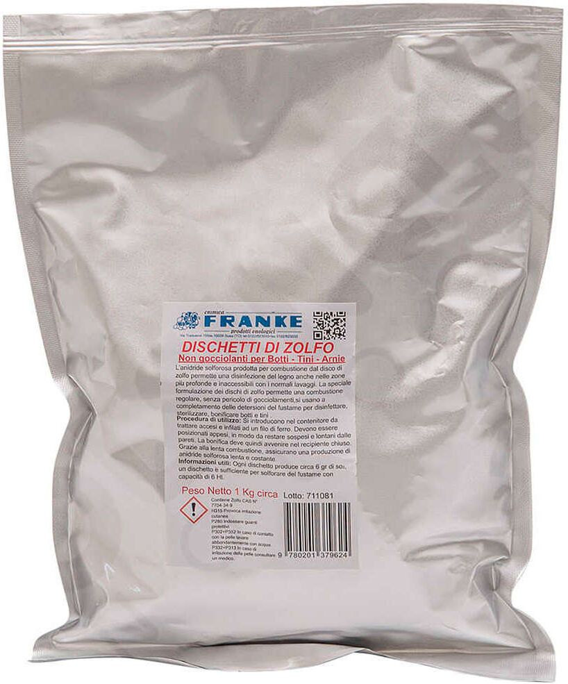 Chimica Franke Zolfo a dischi (1 kg)