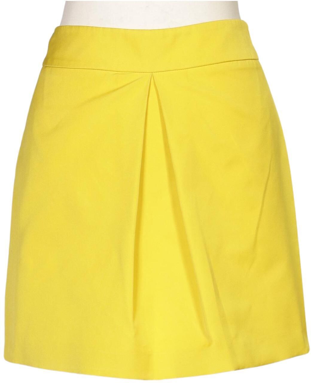 Weekend Max Mara Damen Rock, Gelb, Gr. W28, kein / Etikett - Second Hand