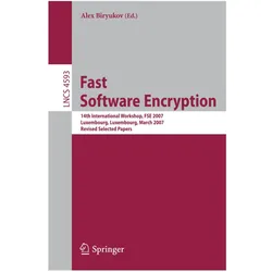 Fast Software Encryption, Fachbücher von Alex Biryukov