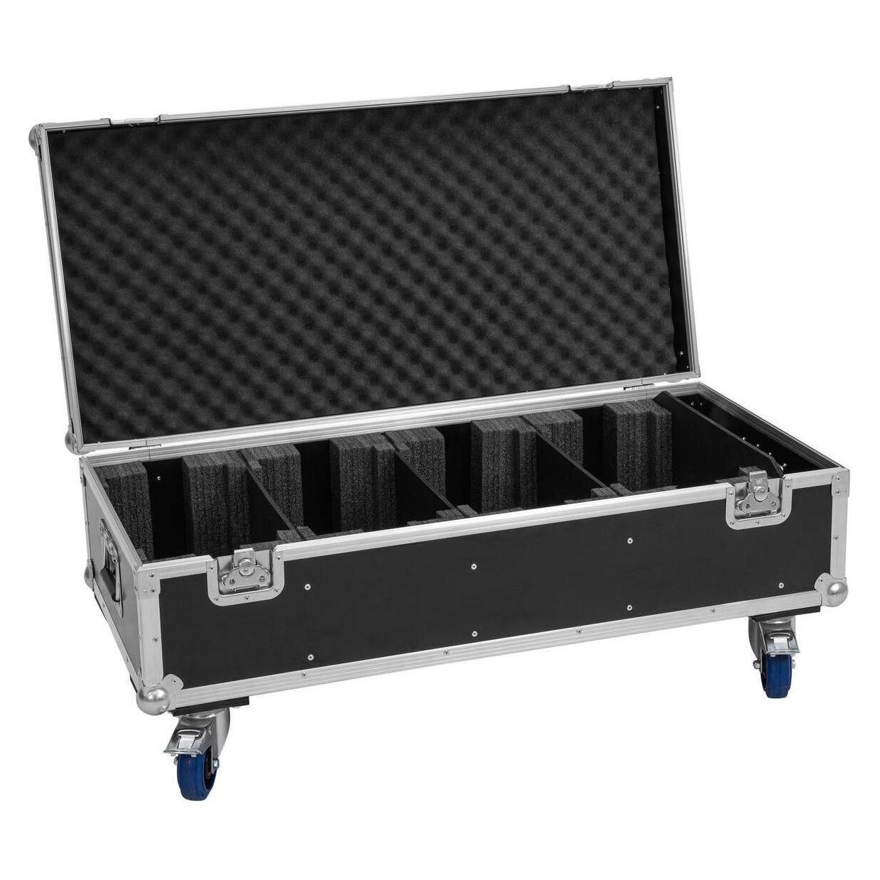Eurolite Set 4x LED PLL-576 CW/WW Panel + Case mit Rollen DMX 576 LEDs 3000-6000K (160 W, LED) (20001032)