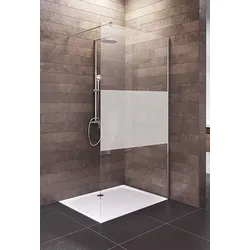 Schulte Duschwand Wien Walk In 100x190 cm Dezent - Duschkabine