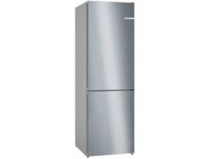 BOSCH Serie 4 réfrigérateur-congélateur Autoportante 321 L D Acier inoxydable - KGN362IDF