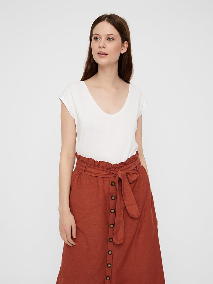 Pieces Shirt "Kamala" in Weiß - XS