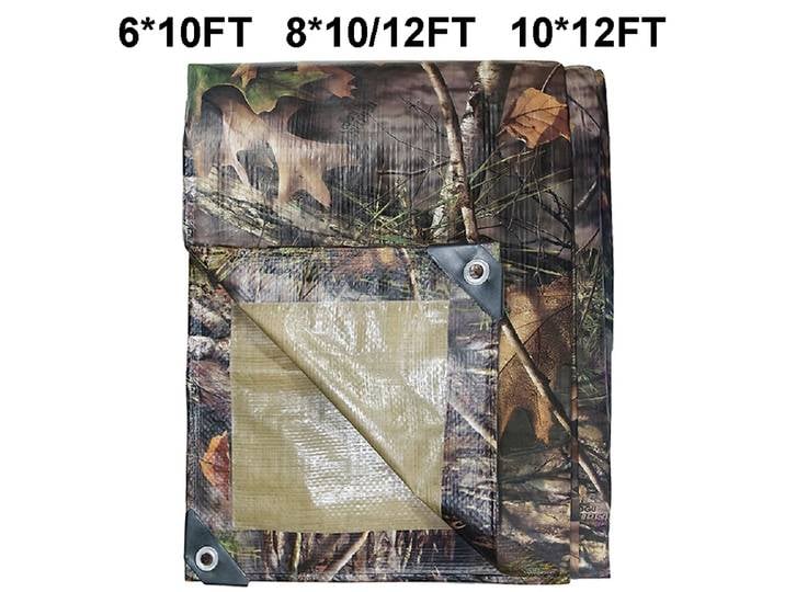 Bâche d'auvent imperméable de Camouflage, ombre 6*10 8*10/12 10*12 pieds, auvent de jardin extérieur, bâche de Camping, abri solaire bionique