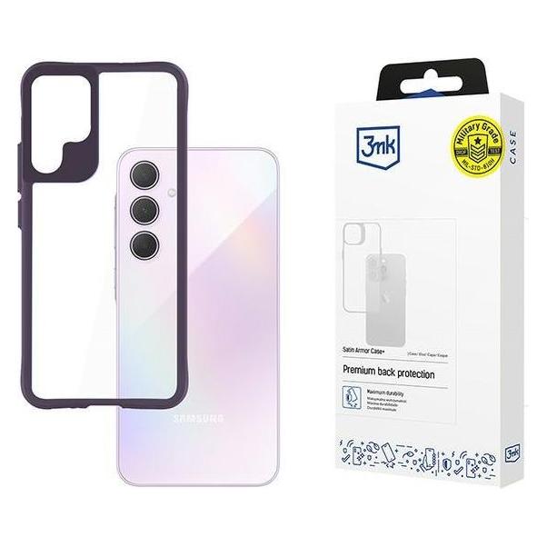 3MK Satin Armor Case+ Sam A35 5G fioletowy/purple (Samsung Galaxy A35) (W-3SaArCpPu-SaGa106-0)