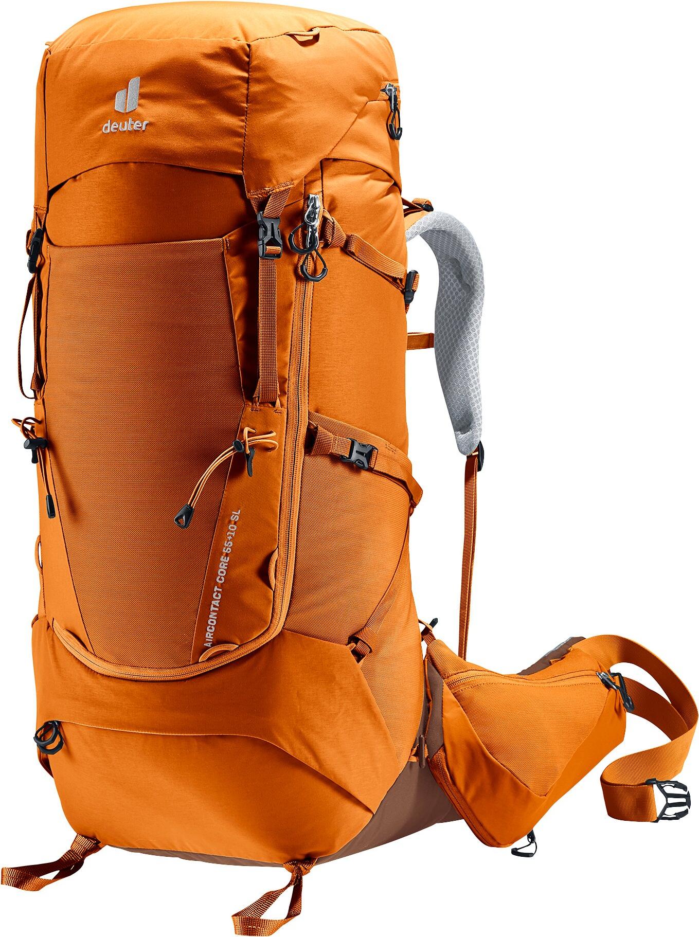 Deuter Damen Aircontact Core 55+10 SL Trekkingrucksack (Volumen 55 Liter / Gewicht 2,14kg) chestnut-umbra