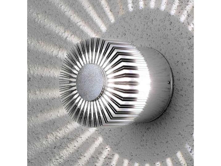 Konstsmide LED Außenwandleuchte MONZA, alu / grau / zink, Aluminium, Modern