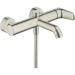 Hansgrohe AXOR Citterio M Einhebel-Wannenmischer Aufputz, Edelstahl Optic, Ausladung 200 mm, DN15 BSO