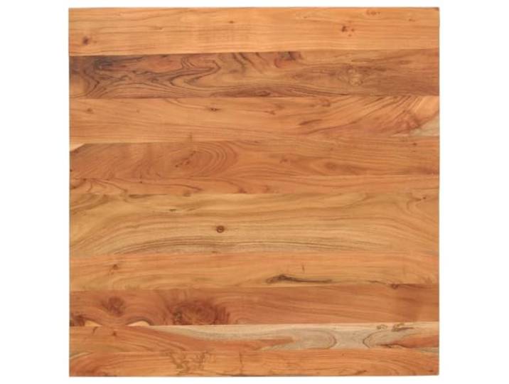 KGFHERENB Tischplatte Massivholz Akazie Quadratisch 80x80x3,8 cm Rustikale Ersatztischplatte aus natürlichem Hartholz für Esszimmer, Küche oder Gastronomie. Pflegeleicht & langlebig.