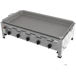 ChattenGlut Professional Gastrobräter 5-flammig Tischgerät 18,0kW und Pfanne