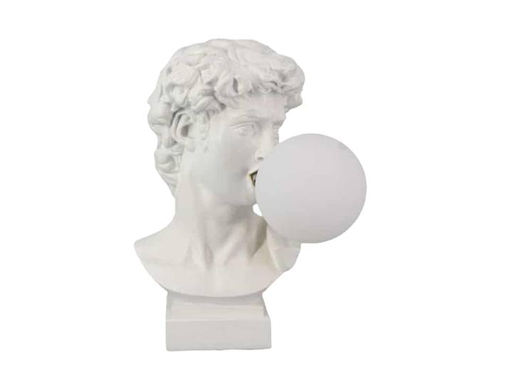 Design Tischlampe „David“ Weiss Invicta Interiors