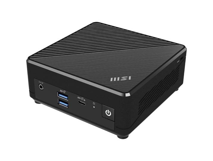 MSI CUBI N ADL S-225BEU, 0,69L mini PC, Mini PC type barebone, DDR4-SDRAM, PCI Express, Ethernet/LAN, 65 W