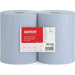 Katrin Wischtuch Classic XXL Masse: 38 cm x 190 m (B x L) Werkstoff: Tissue Farbe: blau, Haushaltspapier, Blau