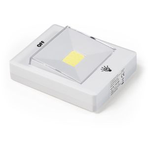 McShine LED-Unterbauleuchte LK3-COB LED, tageslichtweiß, mit Batterie & Schalter, Länge: 10 cm