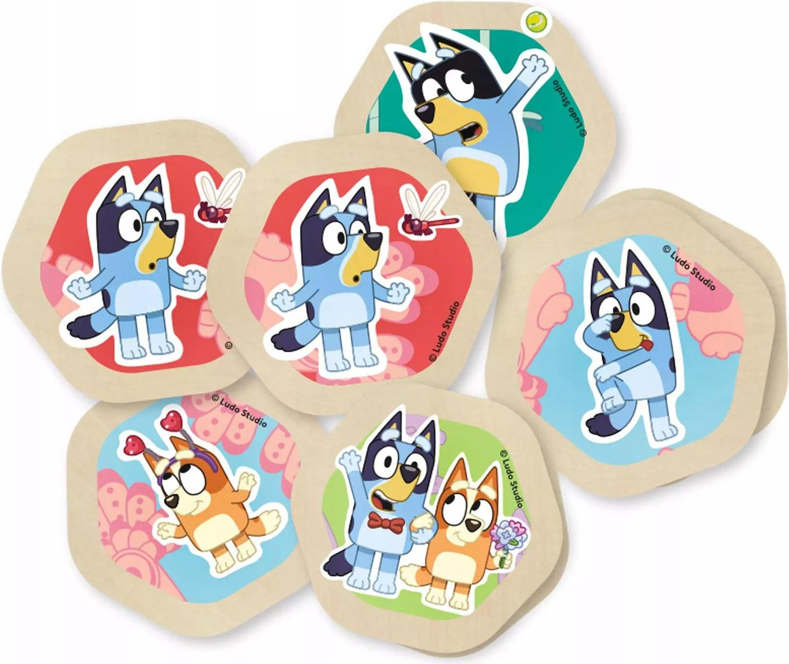 MICKI Houten memo-spel Bluey