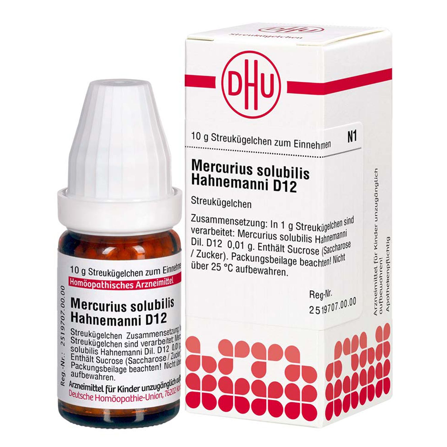 Mercurius Solubilis Hahnemanni D 12 Globuli 10 g
