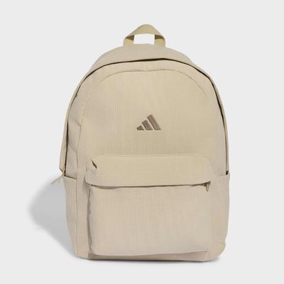 Rucksack ADIDAS PERFORMANCE "ESSENTIALS MATERIAL", beige (khaki three, khaki six), Rucksäcke, Obermaterial: 100% Polyester, Rucksack
