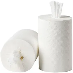 All Care Putztuchtuchrollen MINI - 1-lagig - kernlos 12 Rollen - Papierhandtücher - weiß