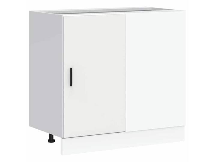 Soldes Flottants Meuble sous évier 1 PCS - Cabinet/Meuble bas de cuisine -  Lyon  Bois d'ingénierie blanc 3098490