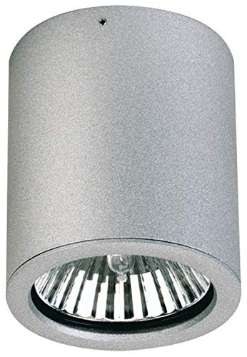 Albert Leuchten moderne LED keukenlamp met glazen cilinder in grijs en zilver