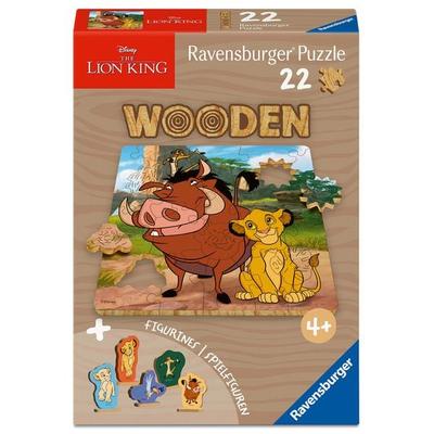 WOODEN Puzzle Kids 22 Teile - Disney Der König der Löwen - Simba's Königreich