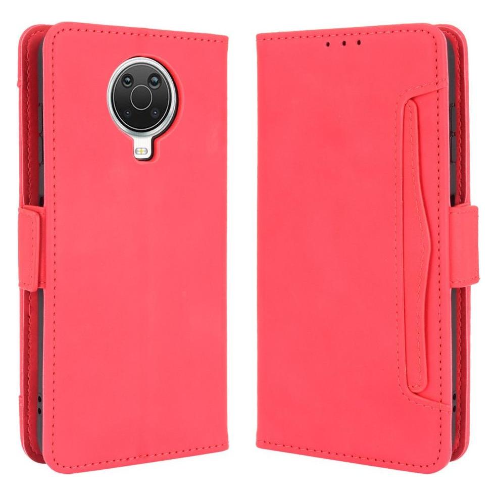 Cover-Discount Nokia G10 / G20 - Etui mit vielen Kartenfächer rot (Nokia G10, Nokia G20) (104702356B)