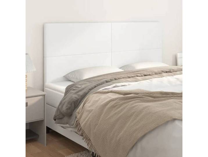 Tête de Lit Meubles de Chambre à Coucher Accessoires de Lit Simple Têtes de Cadre de Lit Intérieur Blanc 3116155