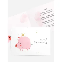 Einladungen zum Geburtstag  selbst gestalten mit Spruch und Fotos im Onlinedesigner bei Meine-Kartenmanufaktur.de