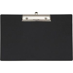 Maul Klemmbrett 2335790, A4 quer, Kunststoffbezug, schwarz