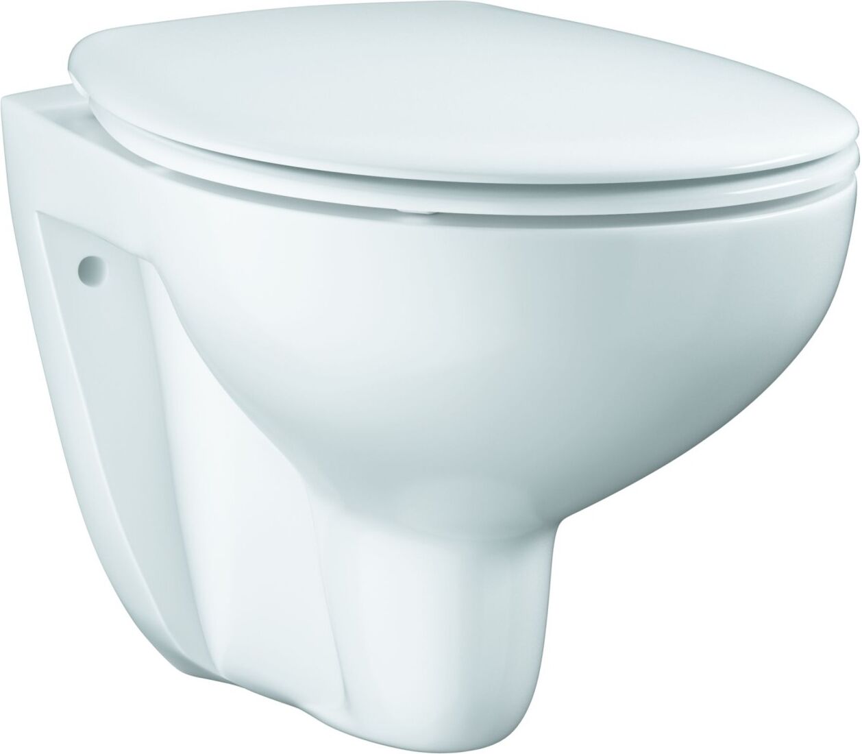 Grohe Wand-Tiefspül-WC Set 39351 Bau Keramik mit WC-Sitz soft close alpinweiß, 39351000 39351000