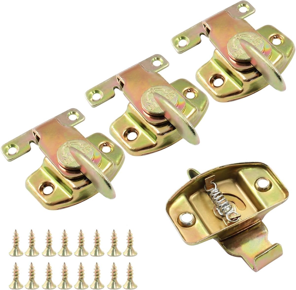 Tafelsloten Set Bladgesp Connectoren Zink Kleur - 4 Sets