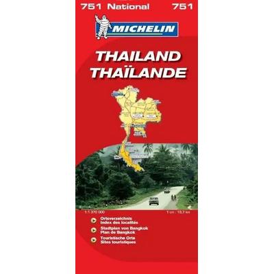 Thailand. Thailande, Karte von , Travel House Media, 978-2-06-712607-7