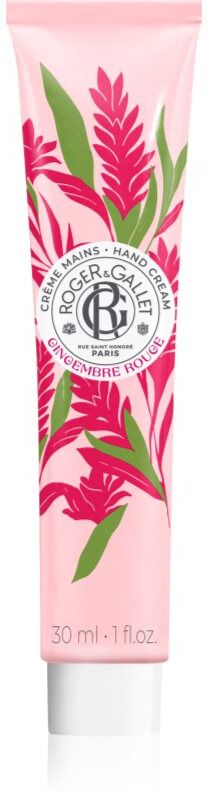 Roger & Gallet Gingembre Rouge crème nourrissante mains et ongles pour femme 30 ml
