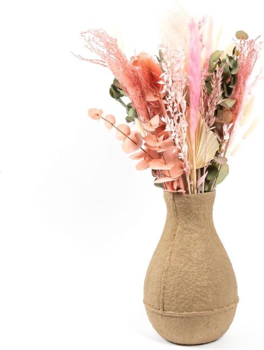 Droogbloemen boeket Pink XL - 70 cm