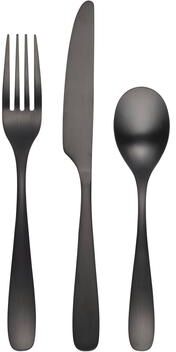 Cambridge Eliana Black 12-Piece Flatware Set