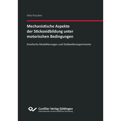 Mechanistische Aspekte der Stickoxidbildung unter motorischen Bedingungen Kinetische Modellierungen und Stoßwellenexperimente, Taschenbuch von Felix