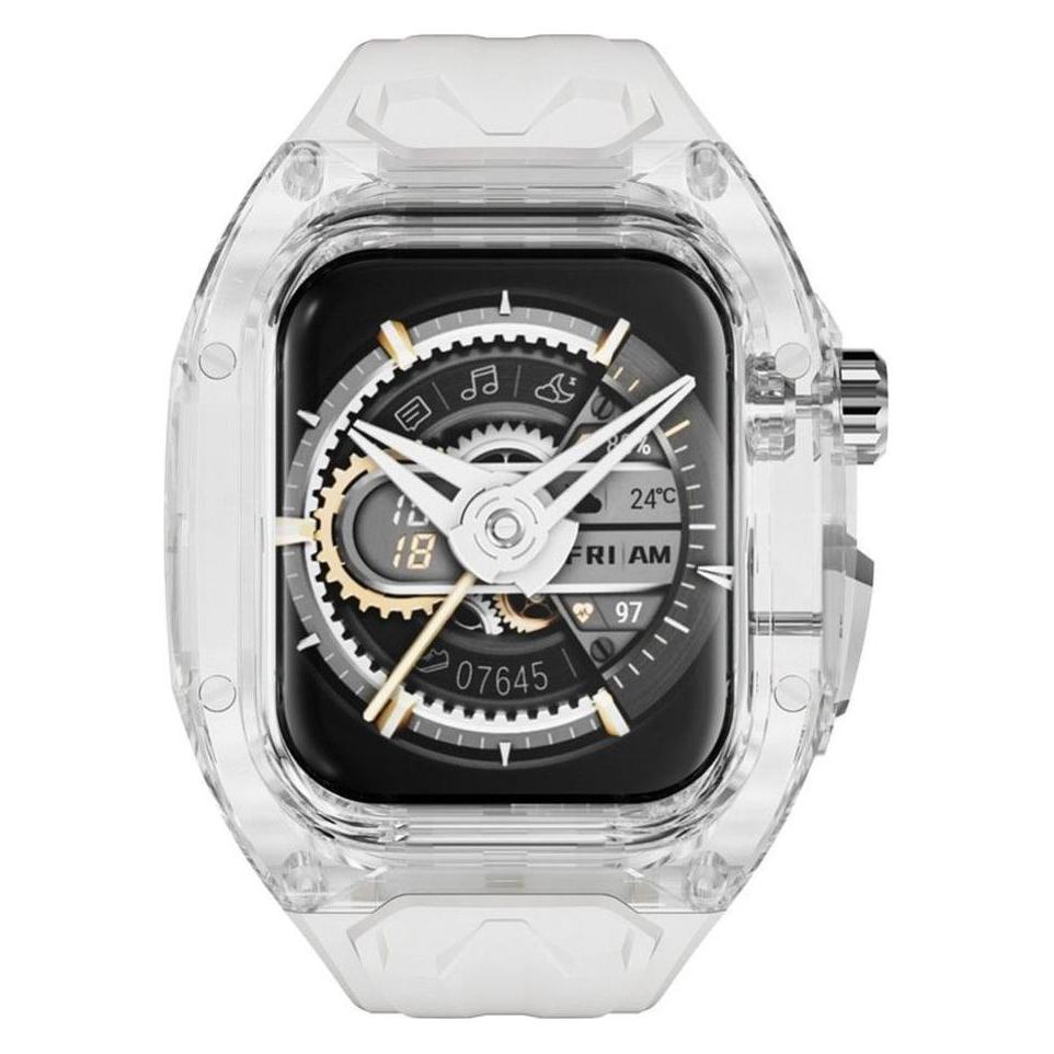 Wiwu Strap - Wi-WB013 Rambo Watch Band 42/44/45mm - white (fluorine rubber, Stainless Steel) (54849447)