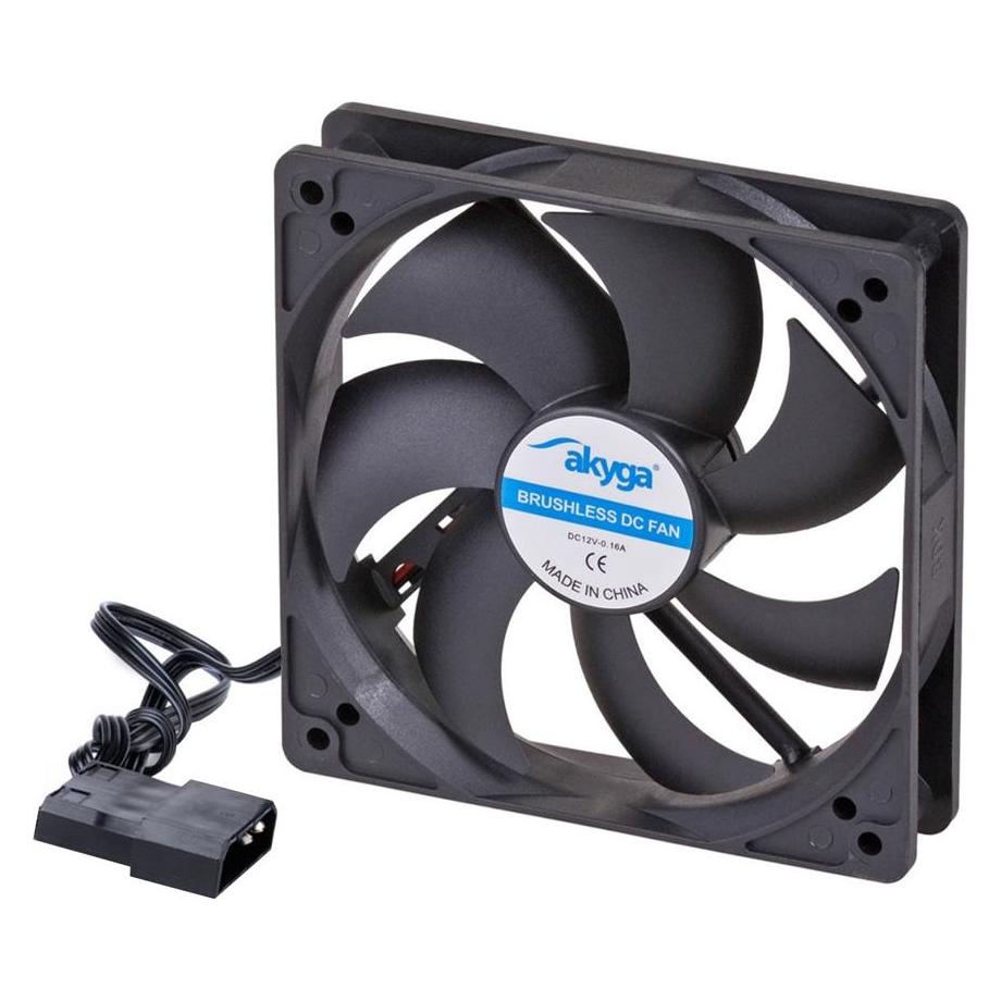 Akyga System fan AW-12A-BK Molex Computergehäuse Ventilator (e) (120 mm, 1x) (C7487198)