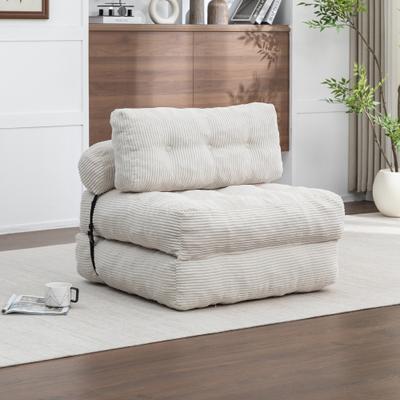 Loedds Portable Fold Out Chair Bed, Comfy Floor Lounge Sofa for Living Room & Bedroom