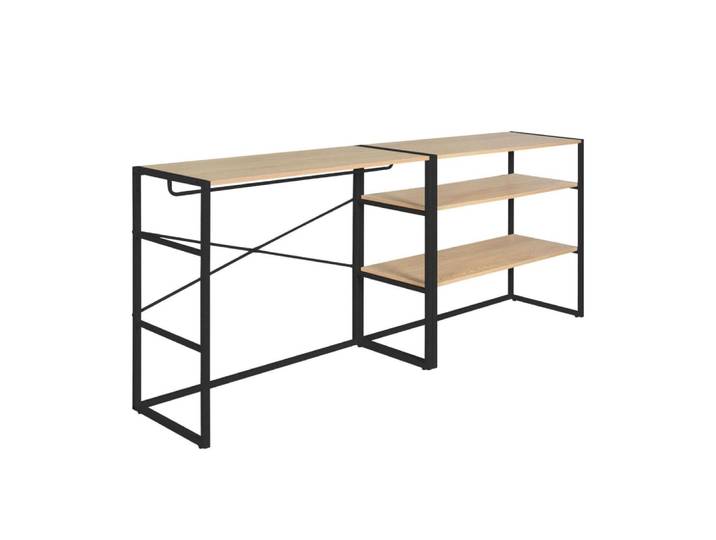 Lot de 2 portants vêtements sous combles modulables 200x85cm