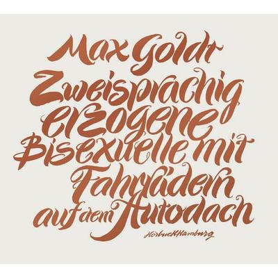 Zweisprachig erzogene Bisexuelle mit Fahrrädern auf dem Autodach - Max Goldt, CD, 9783899033687