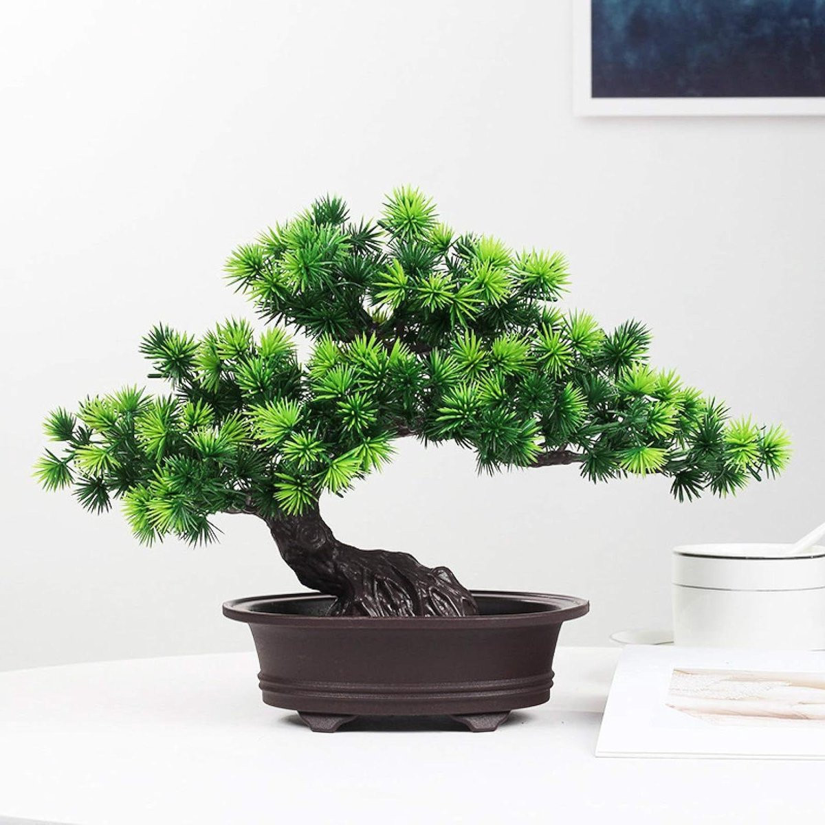 Nep Bonsaiboom Zen Kunstplant Groen Hoogte: 23 cm