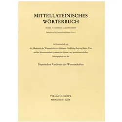 Mittellateinisches Wörterbuch 47. Lieferung (ineptus - initium), Fachbücher