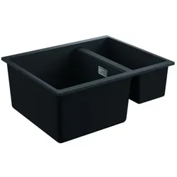 Grohe Komposit-Einbauspüle 31648AP0 555x460mm, 1,5 Becken, granit schwarz