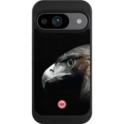 Nivocase Hülle für Google Pixel 9 Handyhülle NIVOcore Case Schwarz Europameisterschaft Eintracht Frankfurt (Google Pixel 9), Smartphone Hülle, Schwarz