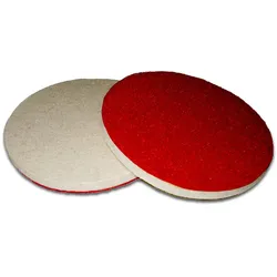 Vago-Tools 5x Polierscheibe mit Klettrücken Ø 125 mm Polierdisc Filzscheibe