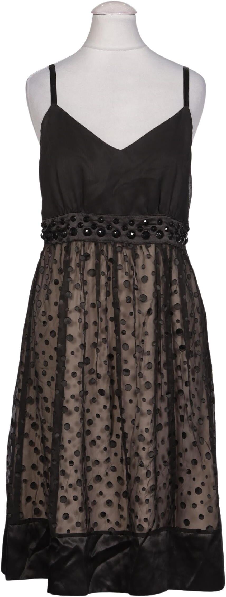 Marie Lund Damen Kleid, Schwarz, Gr. EU 34, Viskose / Seide / Synthetik - Second Hand
