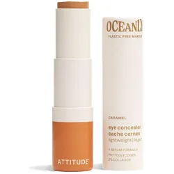 Attitude, Concealer, Oceanly Plastic-Free Light Coverage Under Eye Concealer Stick Titanium (Caramel, Titanium)